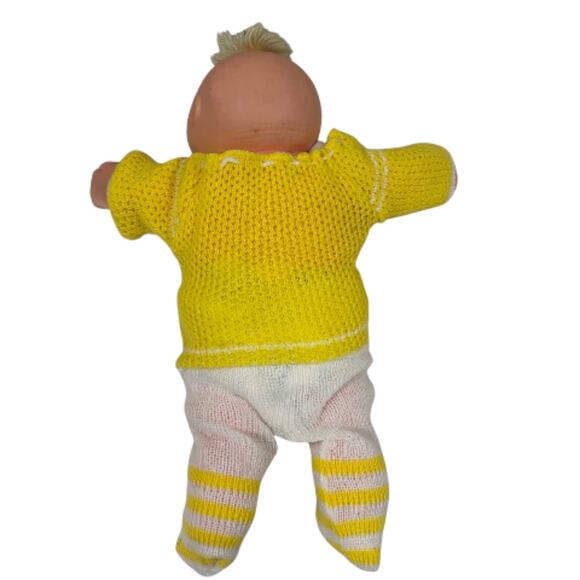 Vintage Cabbage Patch Kids Soft Body Doll 1982 Baby Boy Coleco Green Eyes - Picture 4 of 6